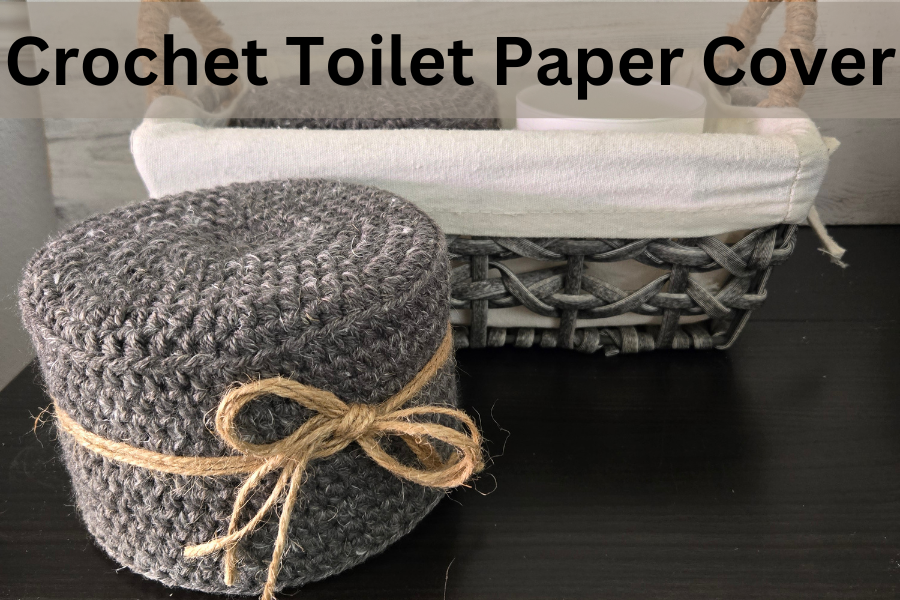 crochet toilet paper cover