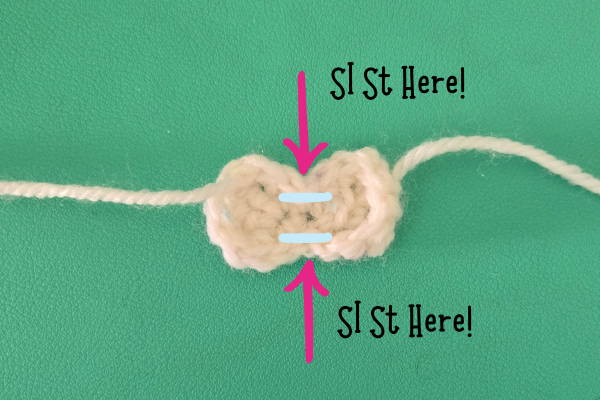 easy crochet hair bow no sew