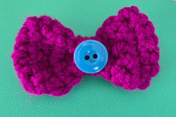 easy crochet hair bow