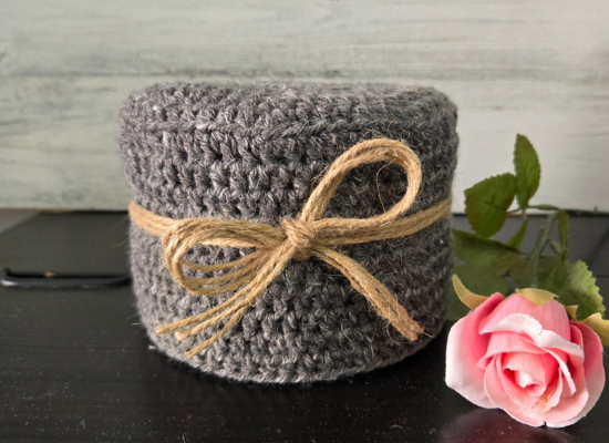 vintage crochet toilet paper cover