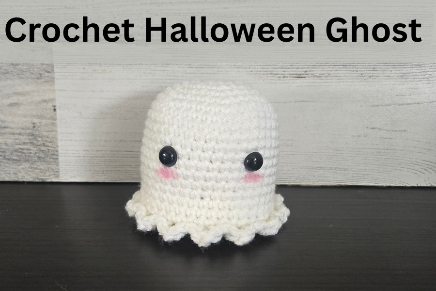 crochet halloween ghost