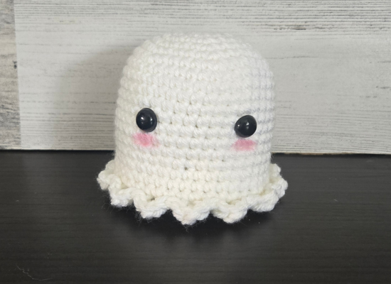 ghost crochet pattern flat