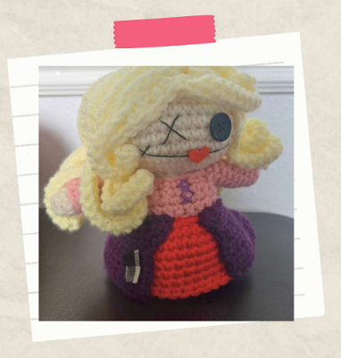 Crochet witch doll free pattern perfect for Hocus Pocus fans and Halloween decorations